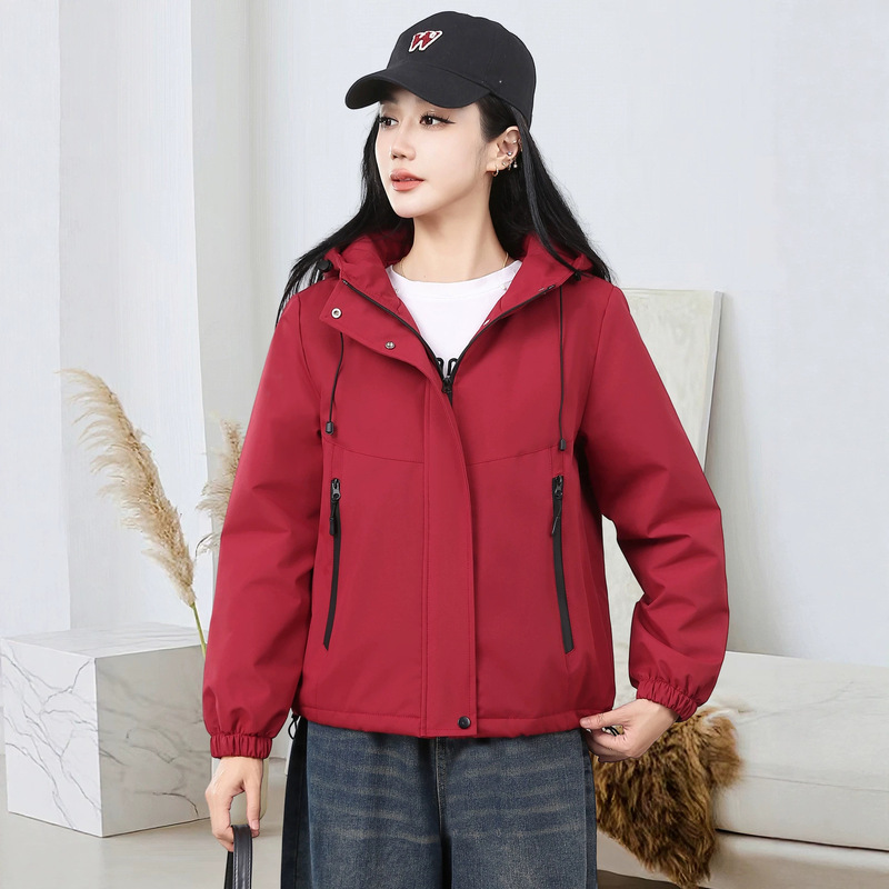 Source factory women's windproof and waterproof hooded jacket, 26 outdoor mountaineering jacket, available in multiple colors, wholesale Source factory women's windproof and waterproof hooded jacket, 26 outdoor mountaineering jacket, available in multiple colors, wholesale