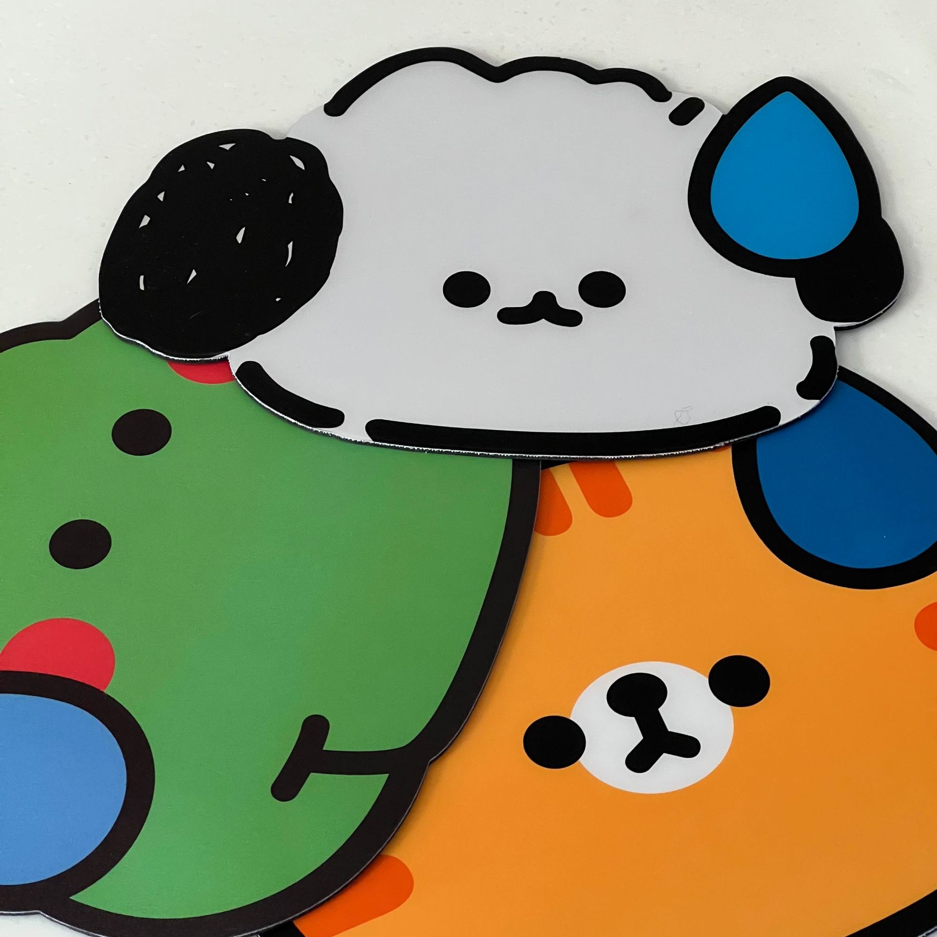 땀 동물 시리즈 마우스 패드 스몰 사이즈 한국 스타일 노트북 사무실 만화 창조적 인 학생