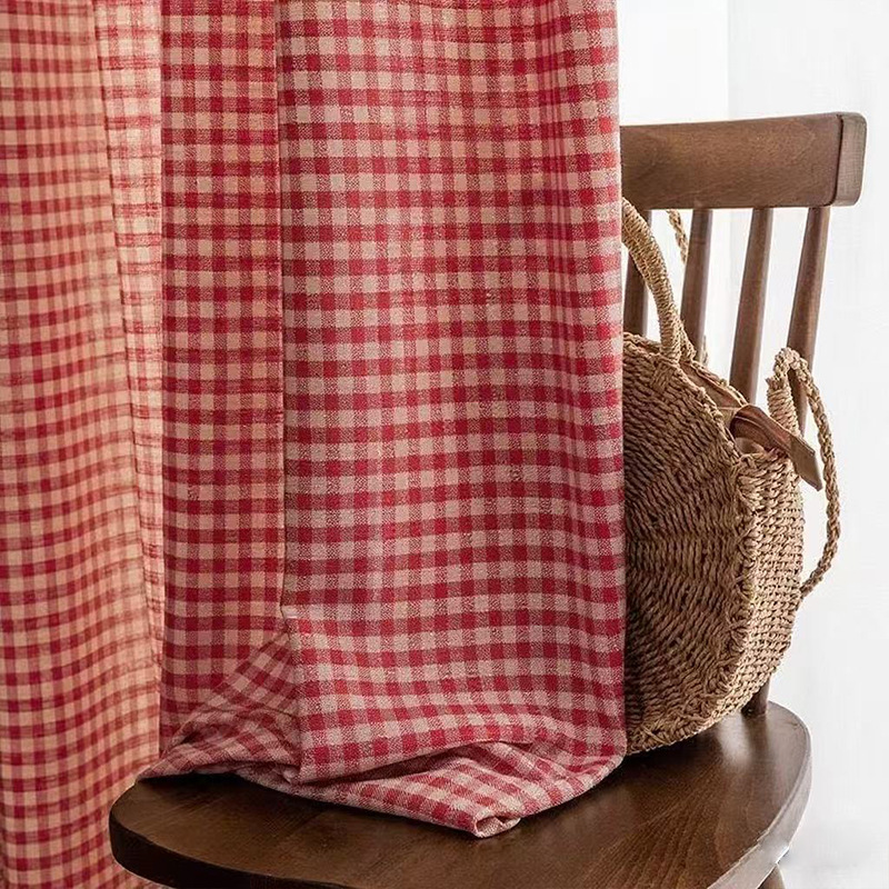 Tende a pacchetto in tessuto scozzese stile giapponese legno_voghion.com