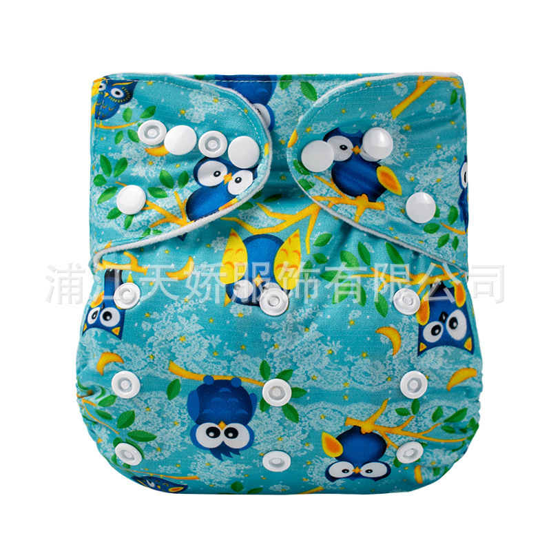 メーカークロスボーダー赤ちゃんおむつ洗える尿不湿通気性プリントトレーニングパンツcloth diaper|undefined