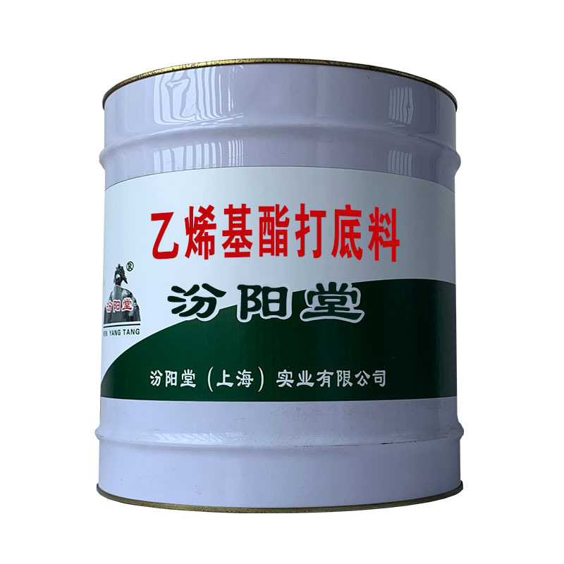 乙烯基酯打底料，有很好的耐水性、抗湿性!乙烯基酯打底料
