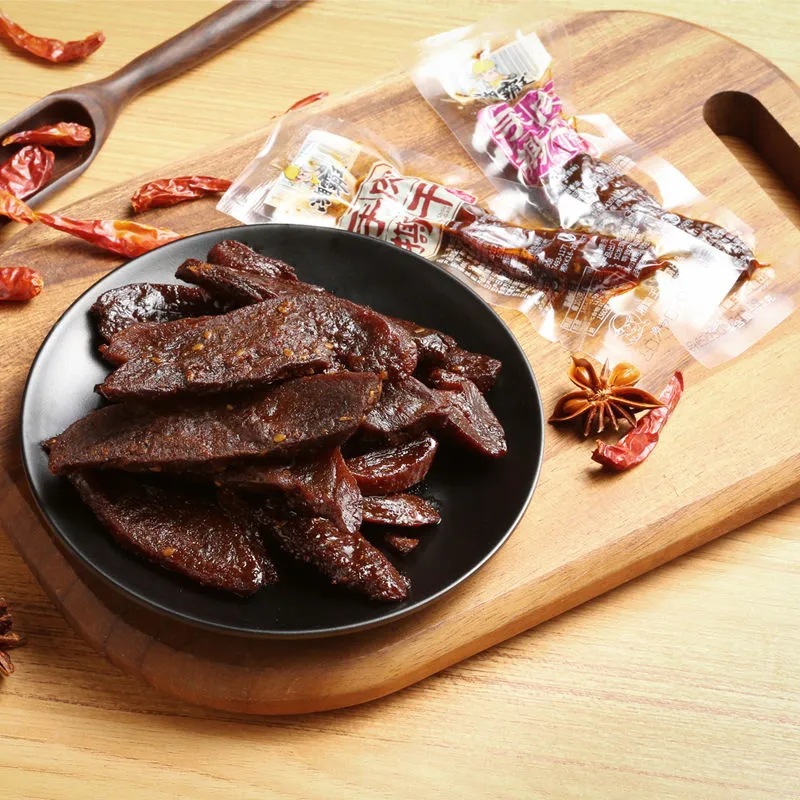 湘霸王 湖南手撕肉干办公休闲香辣零食鸭肉干小包装30包批发