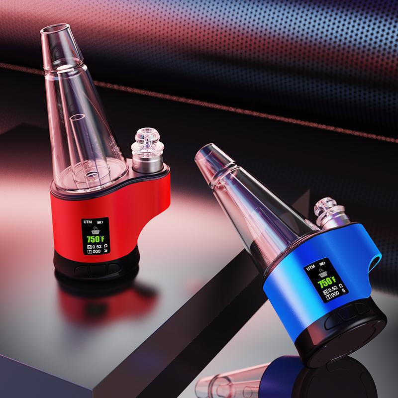 hato h2 electric dab rigs red and blue