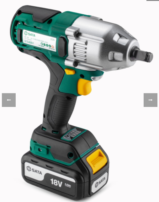 Sata/世达 J系列18V锂电无刷冲击扳手580N.m 51074