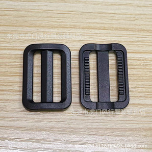 in stock with teeth environmental protection plastic 1 inch Japanese buckle 2.5CM plastic thickened three buckle 25MM webbing adjustment buckle