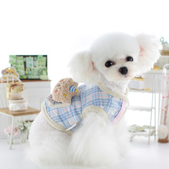 アメペット服犬ベストネクタイ熊馬甲テディ科基貴賓犬漫画猫綿服かわいい