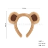 Rabbit down khaki bear ears
