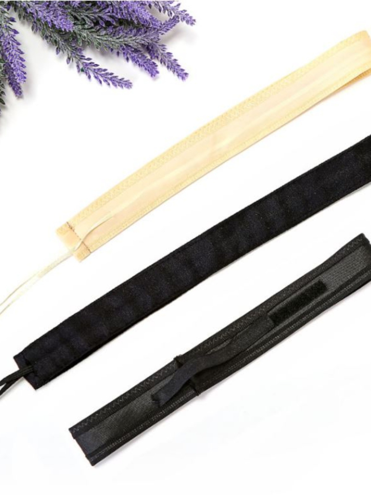 帽子可调节纯棉涤纶黑色米色白色魔术贴抽绳汗带帽带内衬抗菌防臭