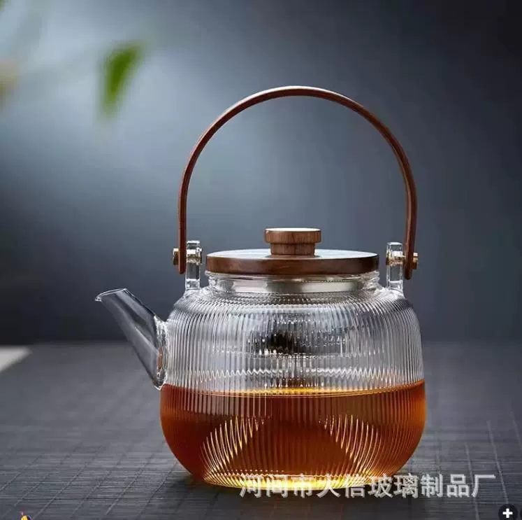 Glass teapot, tea for home use, set