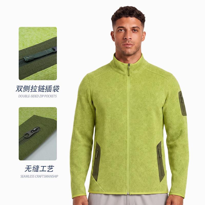 Men's European and American style cross-border export sports jacket, designed for outdoor activities, featuring a professional fleece lining for warmth, and boasting high-end quality Men's European and American style cross-border export sports jacket, designed for outdoor activities, featuring a professional fleece lining for warmth, and boasting high-end quality