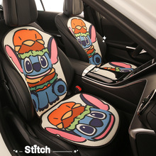 新款卡通汉堡史迪仔汽车坐垫五座半包适用迈腾帕萨特宝来朗逸座套