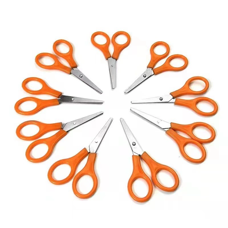 Маленькие ножницы оранжевые 9 см из нержавеющей стали переносные нитки марлевые повязки ножницы аптечка аксессуары мини студенческие ножницы