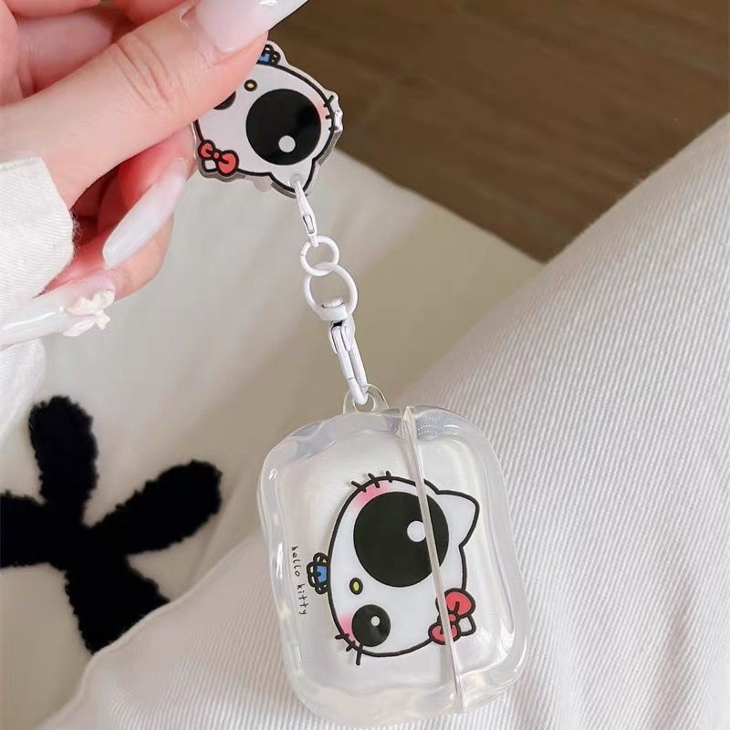 Big Eyes Kitty AirPods 4 generación cubierta de auriculares bluetooth airpodspro3 cubierta de protección huaqiangbei 5 generación