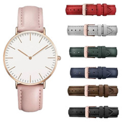 Factory wholesale European and American hot-selling quartz watches for men and women, fashionable and casual two-needle belts, women's gift watches