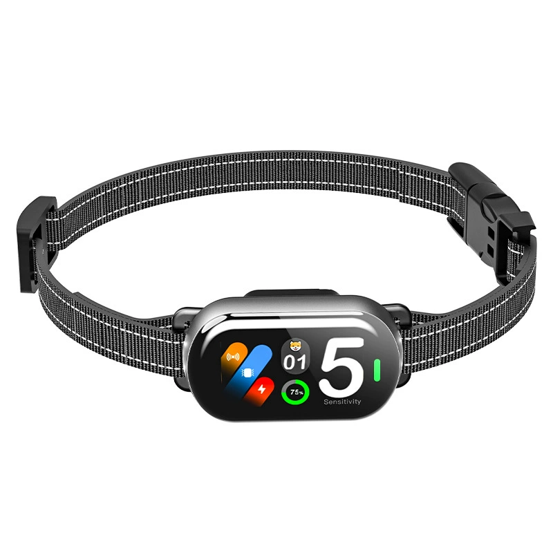 Новое устройство Amazon с умным цветным экраном, многофункциональное устройство для автоматической дрессировки собак, ошейник с защитой от лая, электрошок, ошейник с защитой от лая