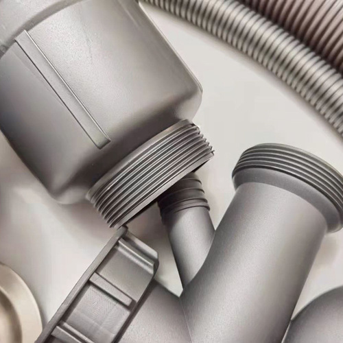 Manufacturer wholesale stainless steel double-slot sink sink drain pipe, kitchen sink water removal, anti-blocking and anti-odor