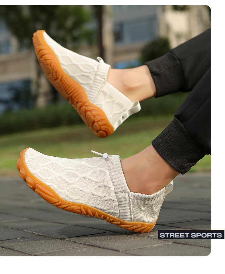 Summer Cross-border Large Size Breathable Loafers For Men, Casual Wear-resistant Slip-on Mesh Shoes, Dad Shoes_vogvips.com