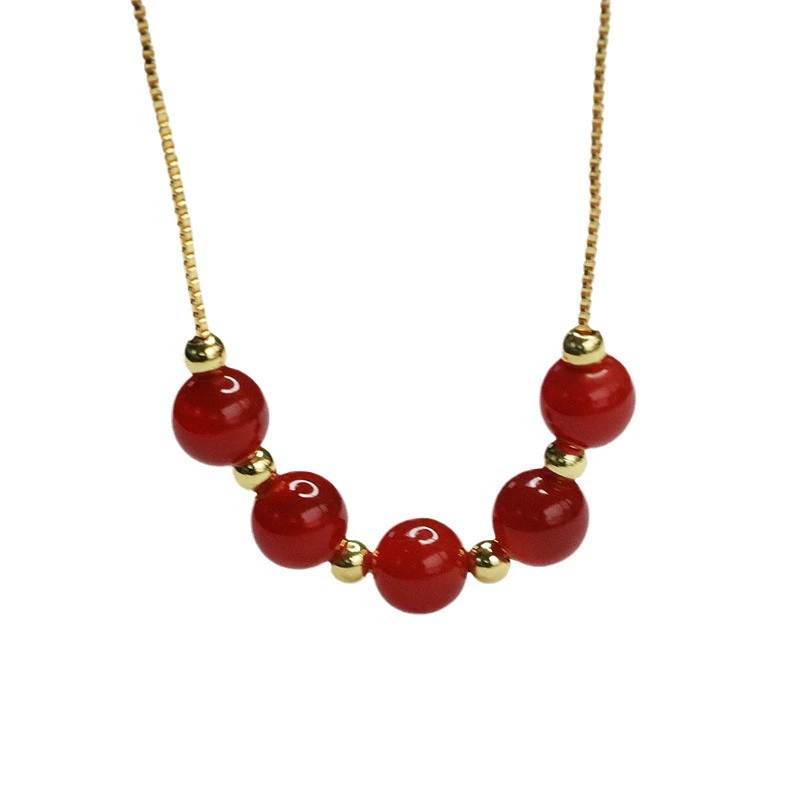 眷钰 Organic onyx fashionable necklace, Chinese style, wholesale