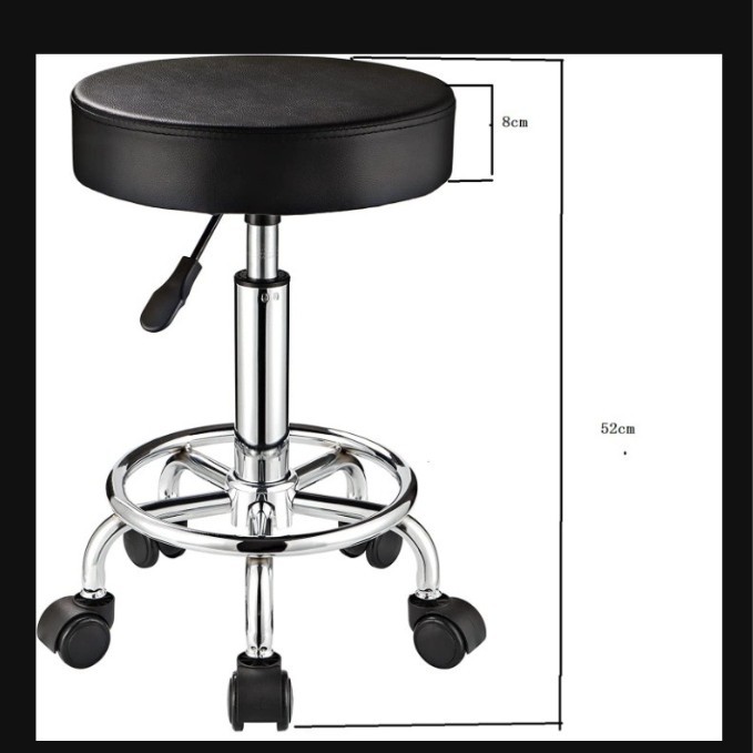 Silla de bar silla giratoria de elevación respaldo taburetes altos caseros taburetes redondos de moda creativos taburetes de belleza silla giratoria image 3
