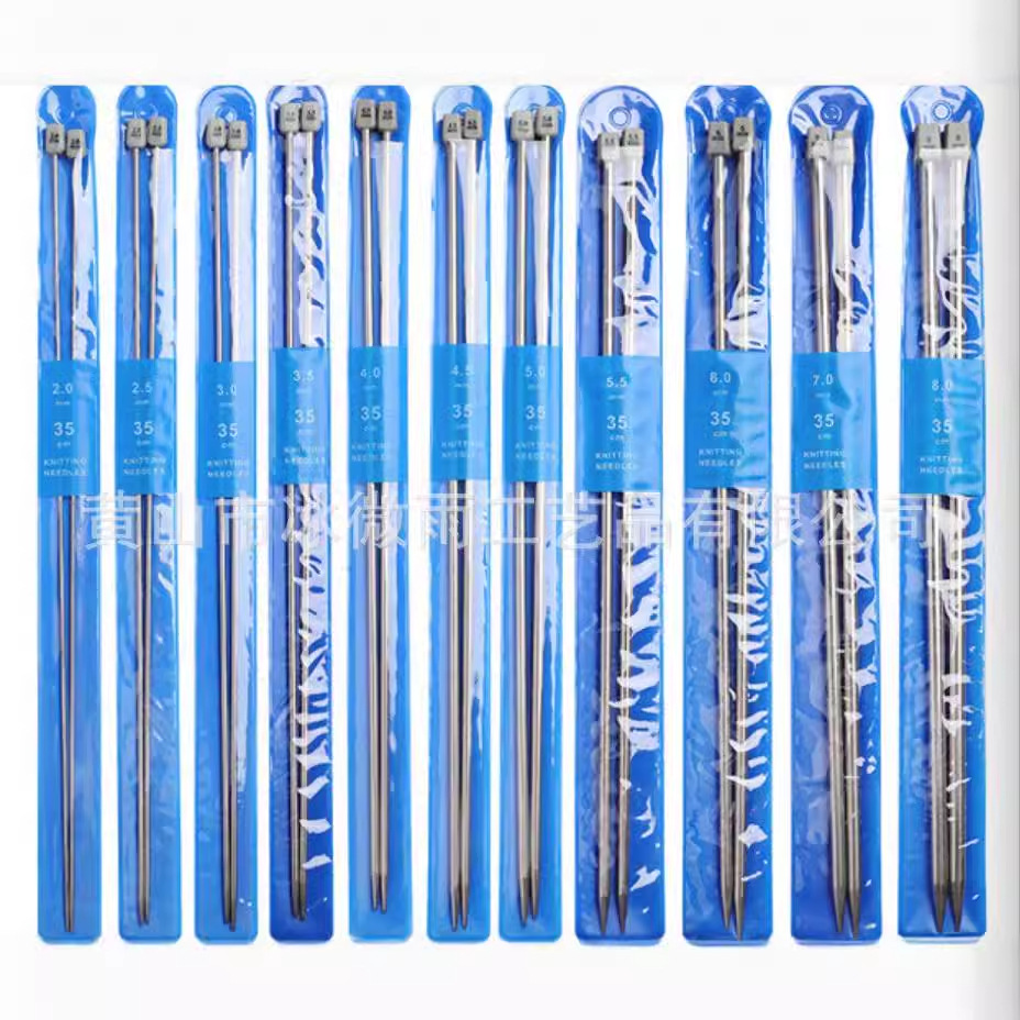 Cross-border stainless steel knitting tools single-point stainless…