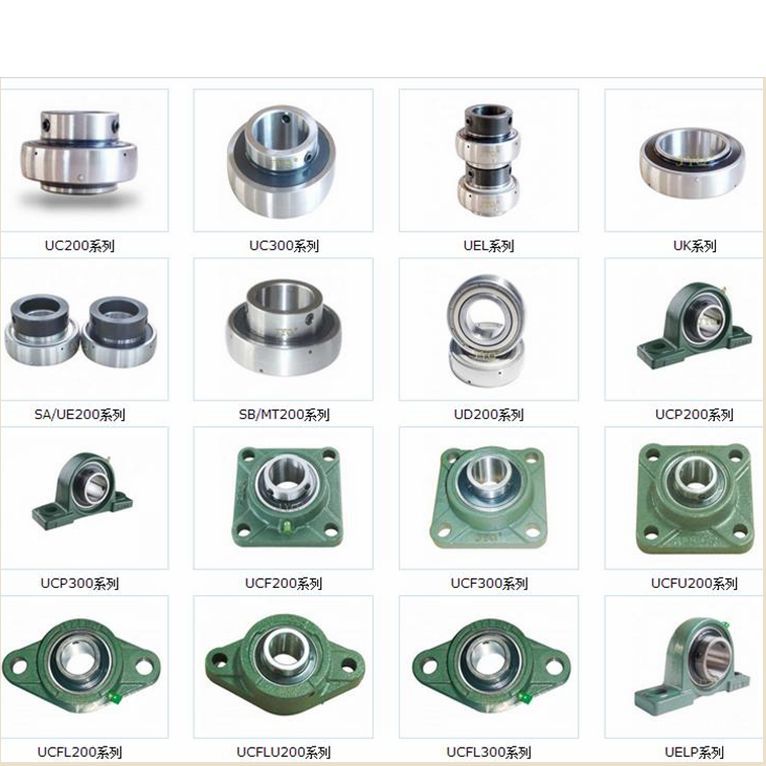 FYH带座轴承 不锈钢轴承座 UKF216	UKT216 带防尘盖轴承座