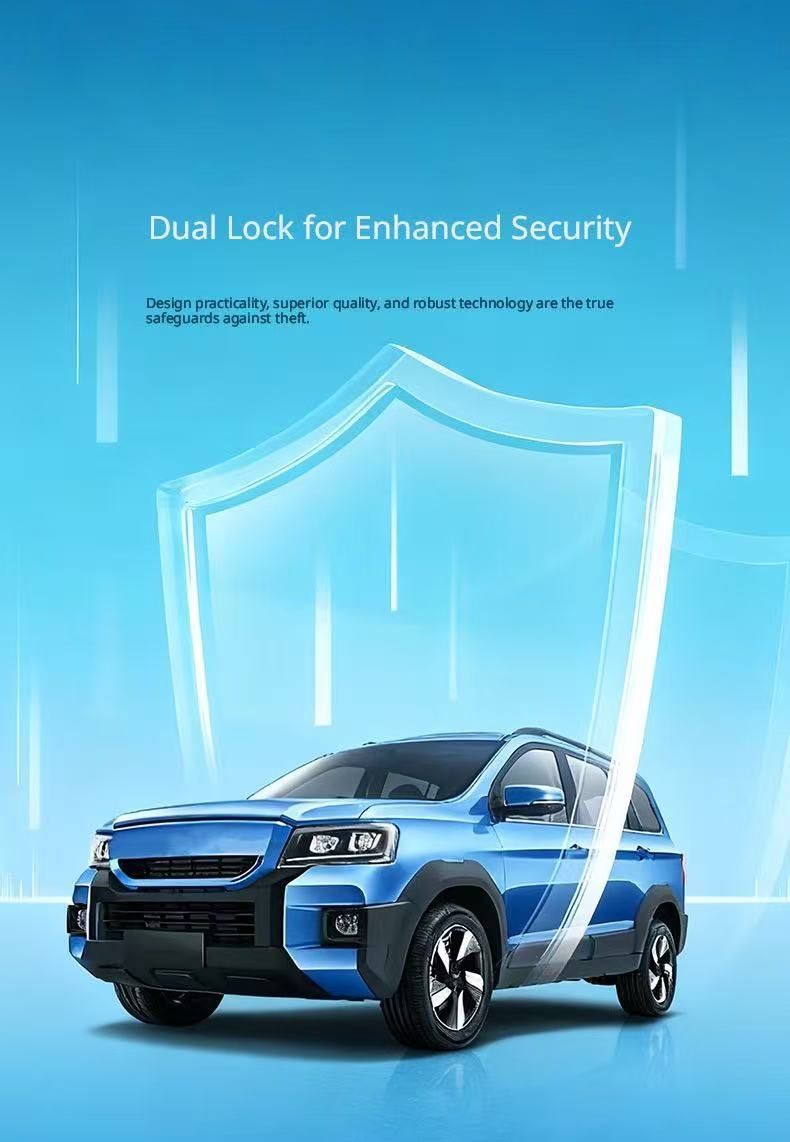 Car Steering Wheel Lock Anti-Theft Device, Thickened Safety Buckle Car Lock Rope Lock, Powerful Anti-Theft for Vehicles