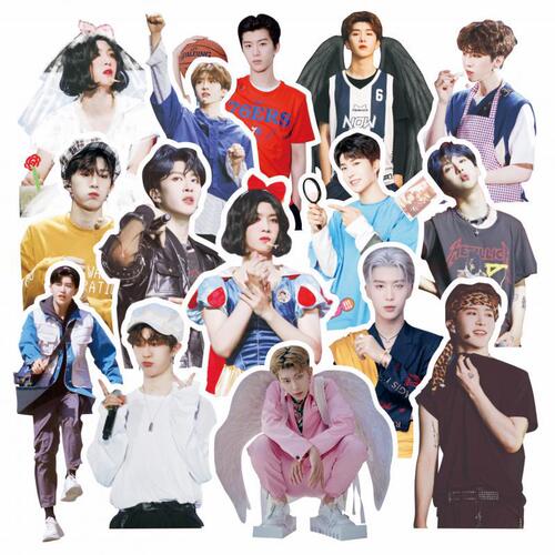 Handbook stickers Fan Chengcheng diy celebrity peripheral diary mobile phone computer photo album poster postcard card sticker