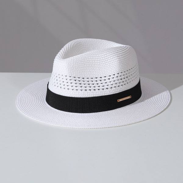 straw summer beach fashionable hat
