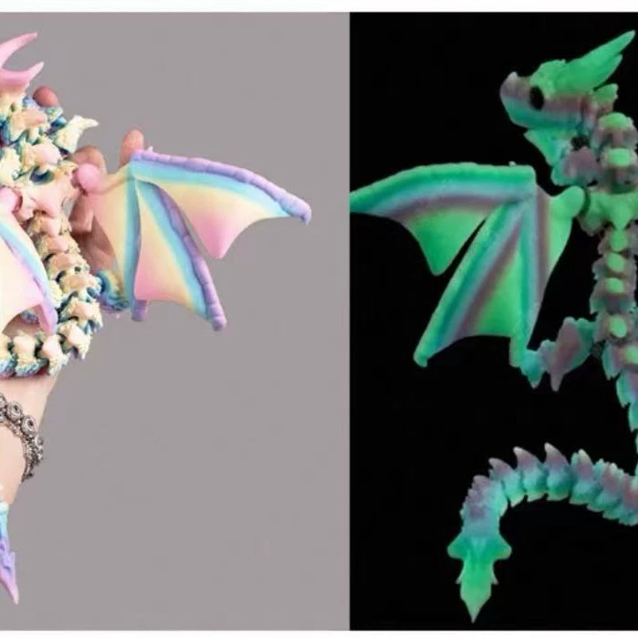 Многосуставная подвижная игрушка, 3D, градиент