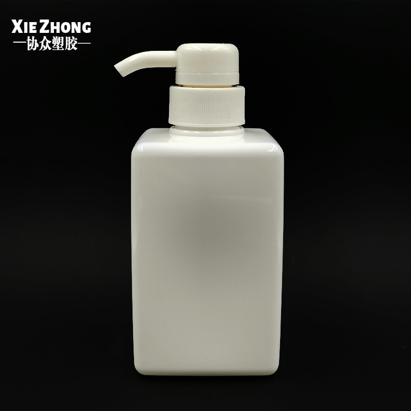 厂家供应 400mlPET方瓶 消毒液洗手液瓶 沐浴露洗发水瓶乳液瓶