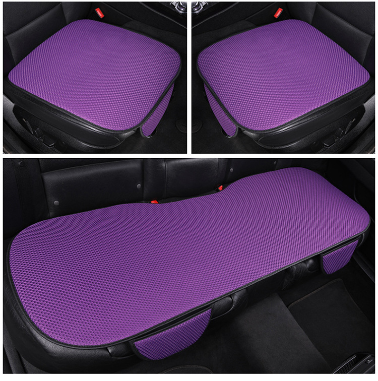 New Factory Direct Summer Car Seat Cushion Set, Ice Silk Three-Piece Seat Cushion Wholesale, Single Piece Without Backrest, Cooling Pad for Car
