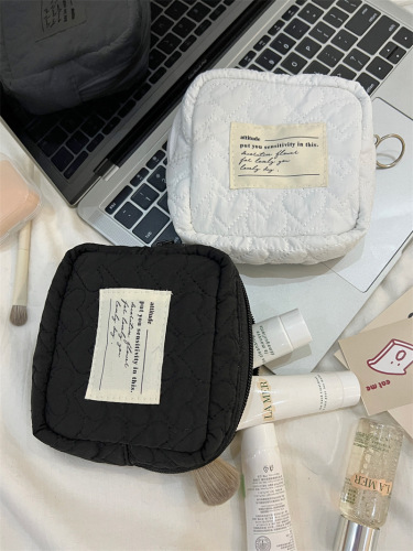 【】32191 Cute mini cosmetic bag, portable candy color storage bag, toiletry bag