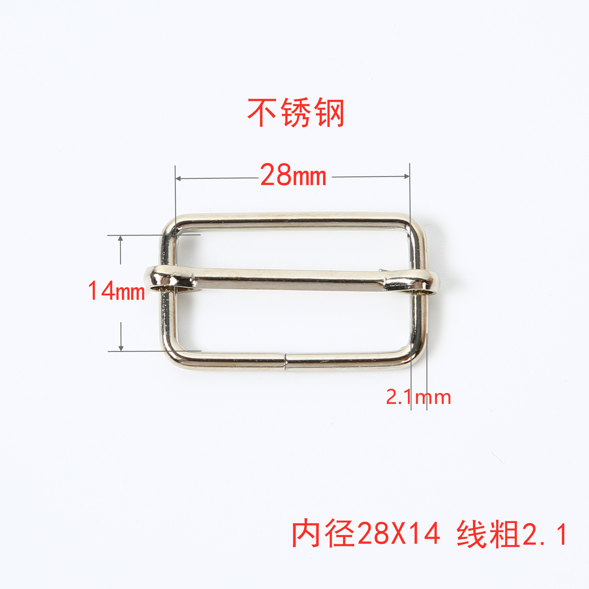 Venta directa de fábrica de hebillas metálicas en forma de D en stock, hebillas ajustables de acero inoxidable, nuevas hebillas de tracción, hebillas de tres niveles de cobre, hebillas de alambre de hierro. image 132