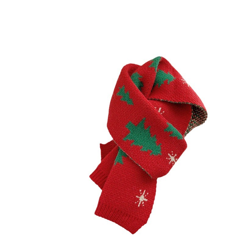 Cadeau de Noël Écharpe pour enfants Écharpe coupe-vent épaisse et chaude pour bébé garçon et fille_voghion.com