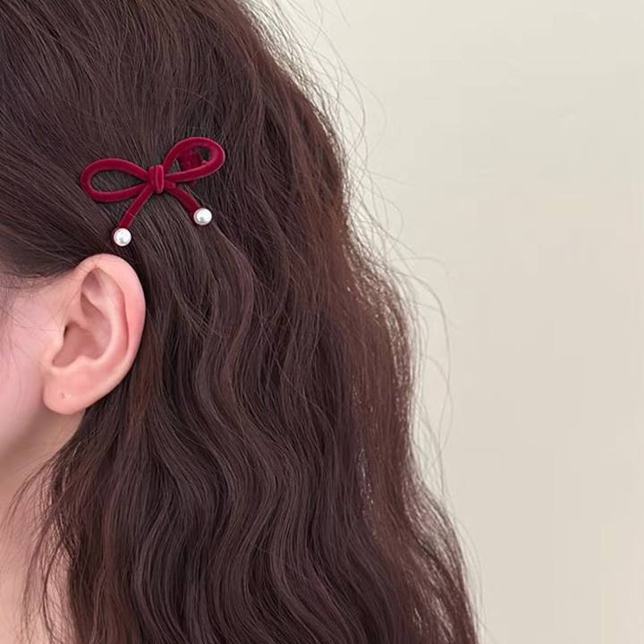 2 # Pearl bow 5cm (single pack)