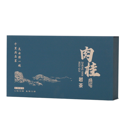 Wuyi Mountain Zhengyan Rougui Da Hong Pao Shuixian High-End Tea Gift Box, Trendy Live Stream E-commerce Rock Tea