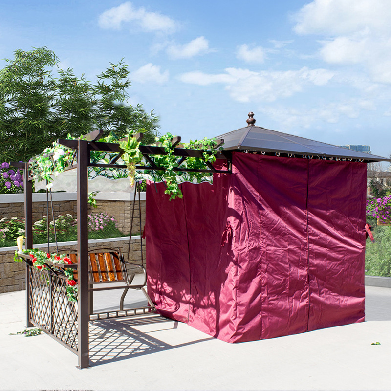 Leyao Gazebo de uva swing_cloth_Top paño