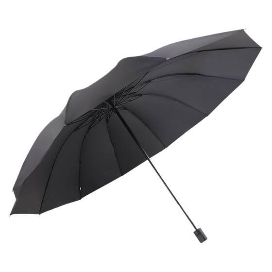 Umbrella Extra Large for 3-5 People Extra Large Thickened Reinforced Anti-Storm Folding Manual Double Super Large Sunny Umbrella