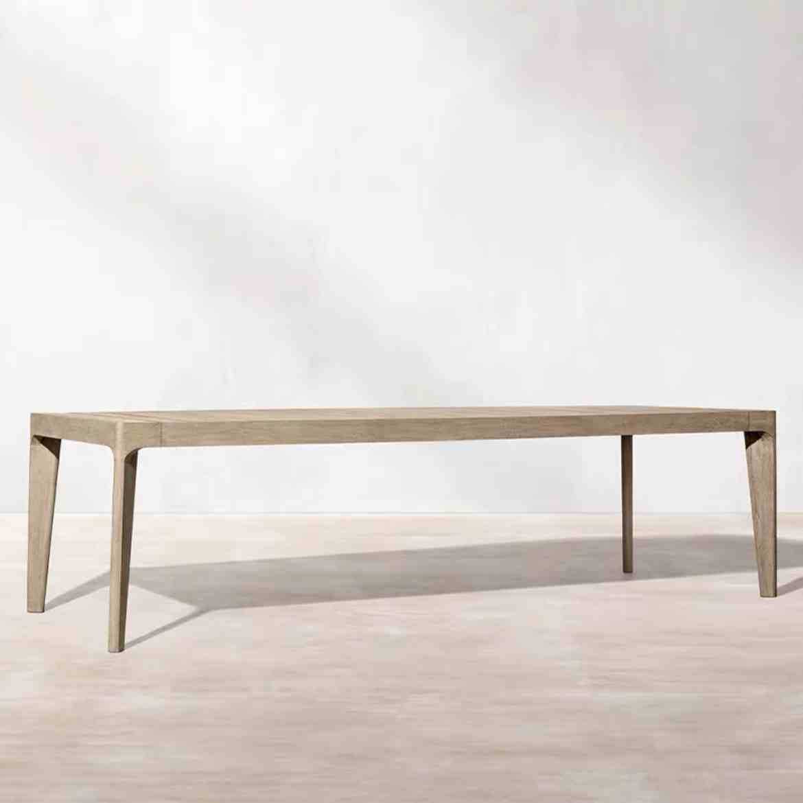 Mesas y sillas de teca de madera maciza nórdica Patio Villa Balcón Al aire libre Jardín al aire libre Hotel Silla de ratán de ocio de teca anticorrosiva