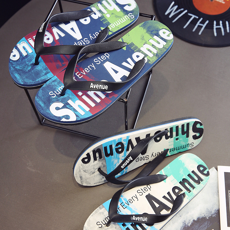 Nieuwe heren slippers, slijtvaste antislip slippers voor binnen, eenvoudige, hoogwaardige slippers voor buiten, geschikt om in te baden, platte zool_voghion.com