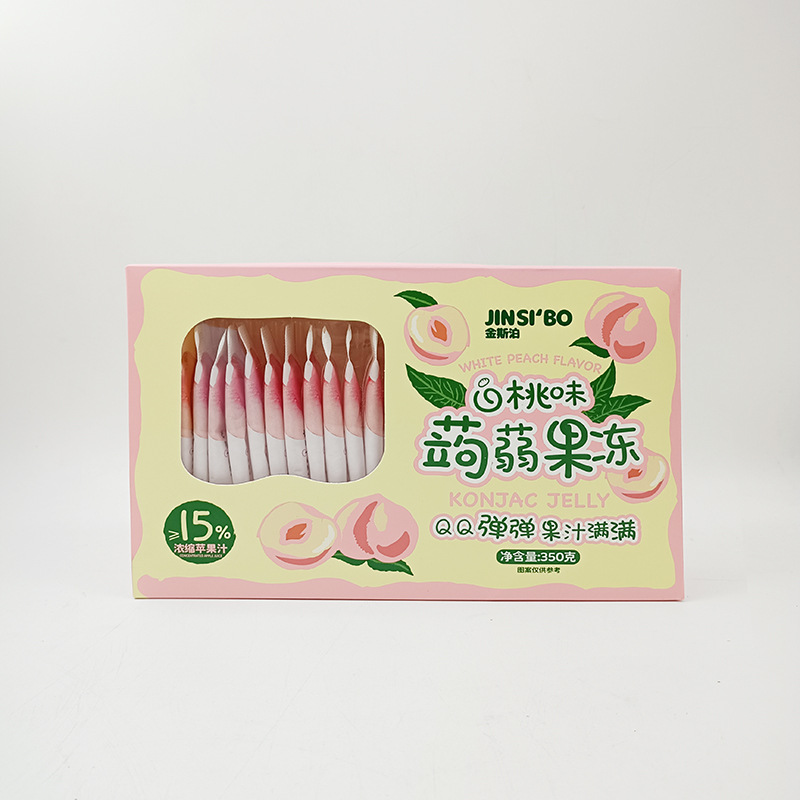 달콤한 젤리 화이트 복숭아 맛 350g * 1 상자