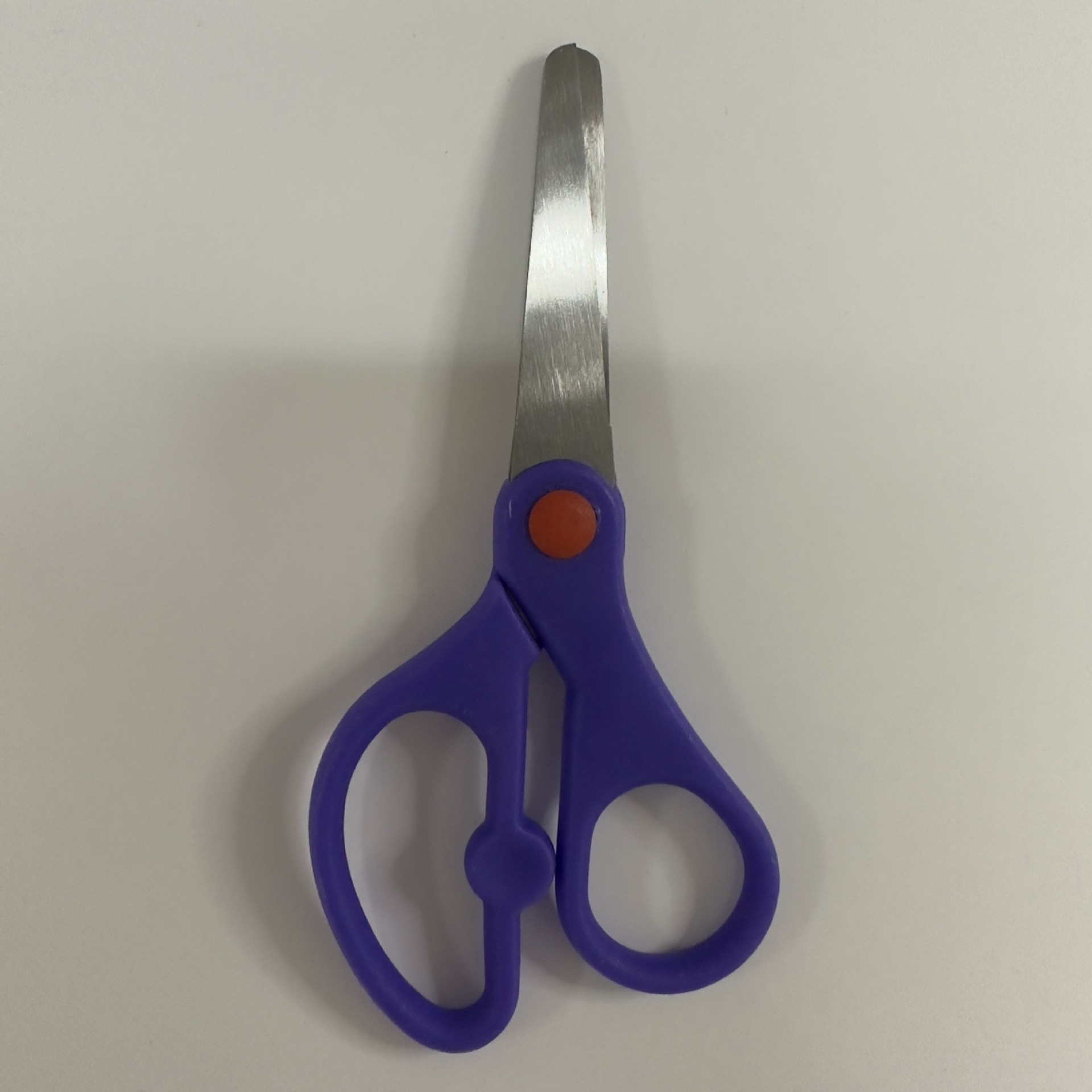 Niños de precio especial regla de cabeza redonda tijeras tijeras de seguridad jardín de infantes material de corte de papel cuchilla práctica engrosado