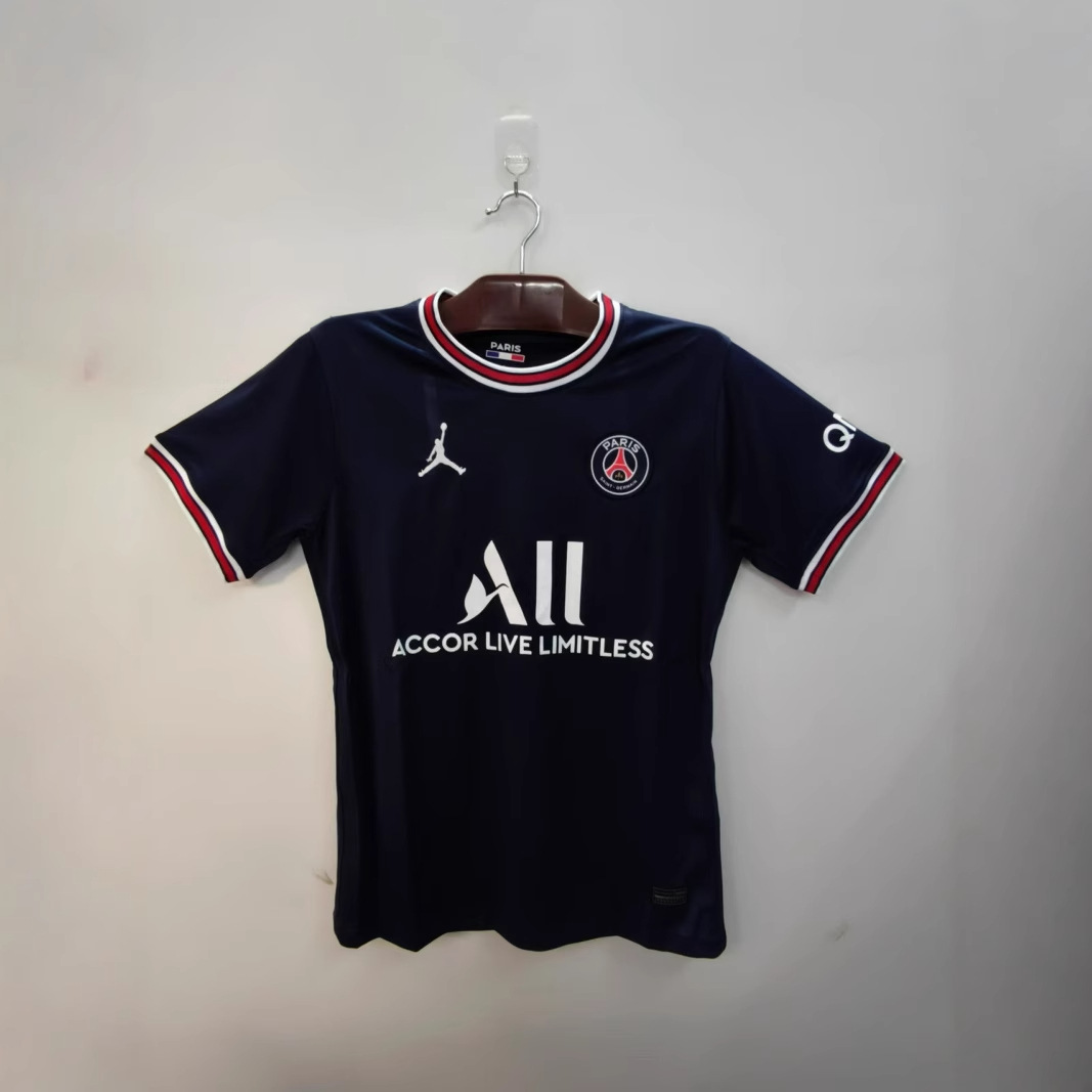 Impresión digital 3D de moda de comercio exterior 21-22 Paris Home Sports Camiseta de cuello redondo de manga corta transpirable de malla suelta