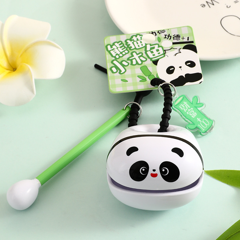 Cute Panda Muyu Buddha descomprime y estabiliza las emociones Decoración de escritorio de oficina Colgante de curación de regalo de pareja de dibujos animados
