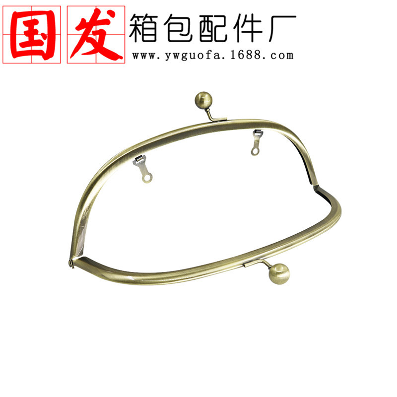 In stock: 25cm curvo liso sin agujeros cabeza de bola oro viscosa bronce