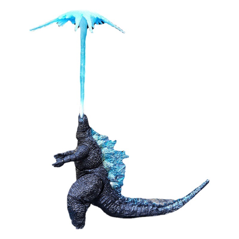 SHM Godzilla 2021 GE JILA vs Rey de King Kong monstruo Jet nuclear móvil modelo hecho a mano en caja