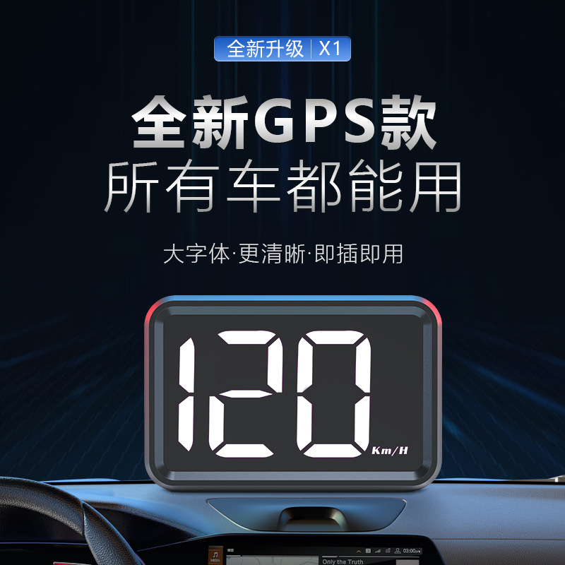 Lùyáng Zhìnéng – Smart HUD Vehicle HUD - white