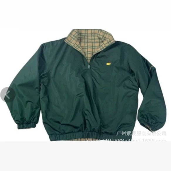 American Retro Style Reversible Golf Jacket 2026 Model Half-Zip Windproof Coat Unisex Sports Top