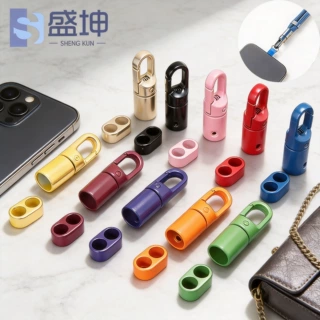 手机挂绳束扣可拆卸锌合金狗扣吊钟diy手机挂钩可调节烤漆挂扣