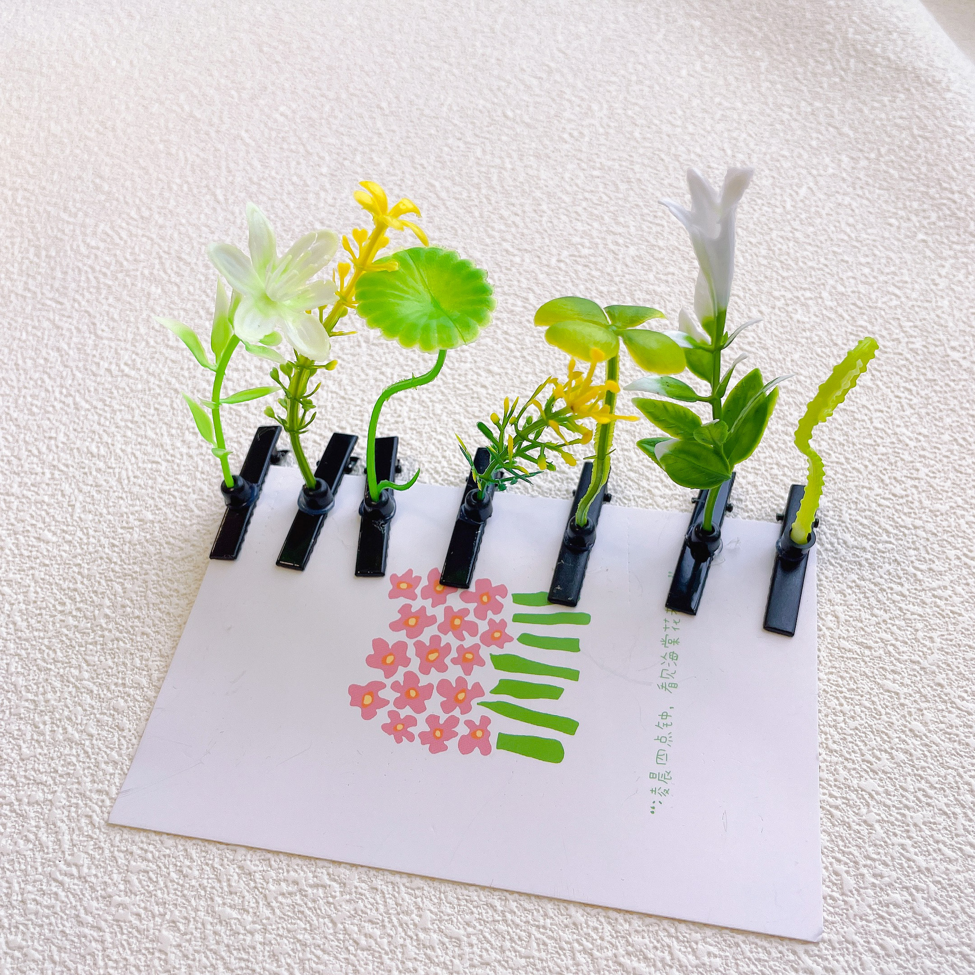 Leaf, Floral Pattern Unisex Simple Style Leaf Floral Mixed Materials Stoving Varnish Hair Clip